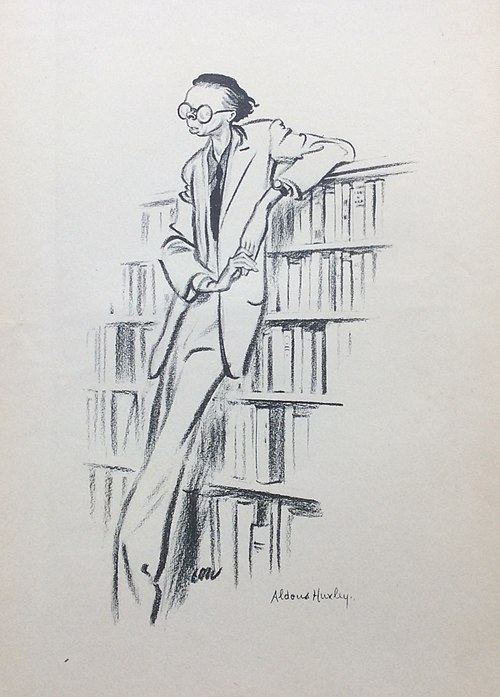 Aldous Huxley by Low (1933)