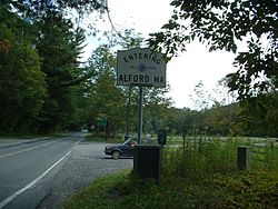 Alford'daki Henry Knox Trail başlangıcı