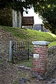All Saint's Church Chillenden Kent England - gate and gate post.jpg