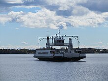 Le ferry de l'île Amherst, le Frontenac II