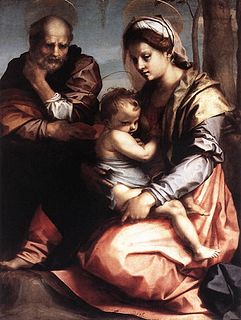 <i>Holy Family</i> (Andrea del Sarto) Painting by Andrea del Sarto