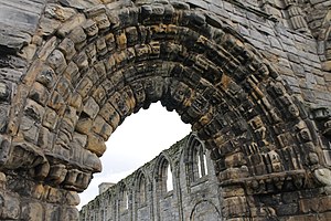 Archway over main west door, St Andrews Cathedral Archway over main west door, St Andrews Cathedral.jpg