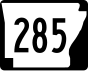 Autobahn 285 Markierung