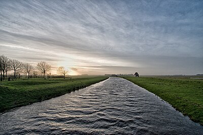 Die Arlau, Fluss in Nordfriesland