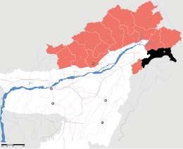 चांगलांग जिल्हा चे स्थान