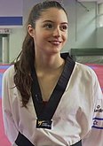 Avishag Semberg, a taekwondo athlete