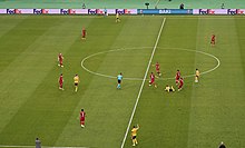 Lo Stadio Olimpico di Baku ha ospitato la fase finale del Campionato Europeo di Calcio Turchia-Galles I presidenti azerbaigiani e turchi hanno assistito alla partita, giugno 2021 10.jpg