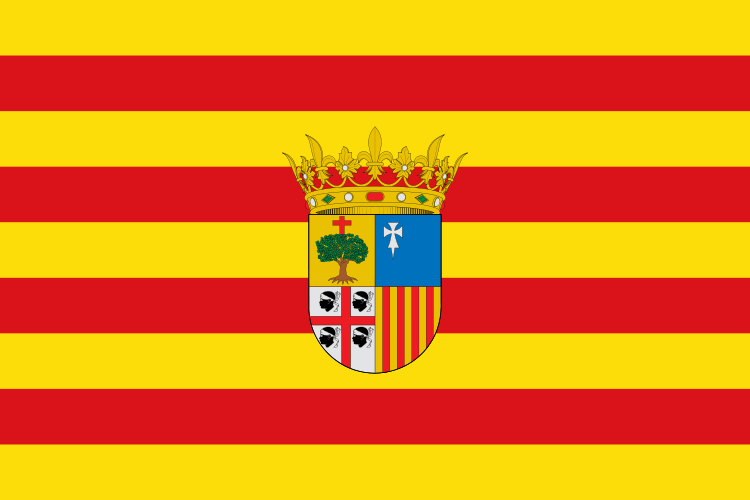 Fichier:Bandera Preautonómica Aragón 1978-1984.svg