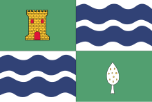 Bandera de Mequinensa.svg