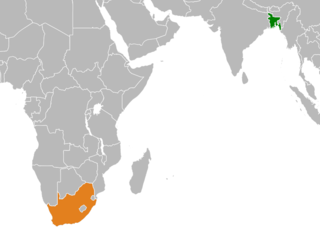 <span class="mw-page-title-main">Bangladesh–South Africa relations</span> Bilateral relations