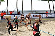 Deutsch: Beachhandball Europameisterschaften 2019 (Beach handball Euro); Tag 3: 4. Juli 2019 – Frauen, Hauptrunde Gruppe I, Ungarn-Niederlande 0:2 (20:23, 14:21) English: Beach handball Euro; Day 3: 4 July 2019 – Women Main Round Group I – Hungary-Netherlands 0:2 (20:23, 14:21)