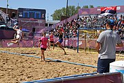 Deutsch: Beachhandball bei den Olympischen Jugendspielen 2018 in Buenos Aires; Tag 7, 13. Oktober 2018; Jungen, Halbfinale – Spanien-Kroatien 2:1 English: Beach handball at the 2018 Summer Youth Olympics in Buenos Aires at 13 October 2018 – Boys Semifinal – Spain-Croatia 2:1 Español: Handball de playa en los Juegos Olimpicos de la Juventud Buenos Aires 2018 en 13 de octubre de 2018 – Semifinales de chicos - España-Croacia 2:1