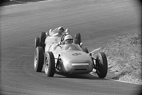 ポルシェ・718/2を駆るゴダン・ド・ボーフォール（1961年オランダグランプリ）