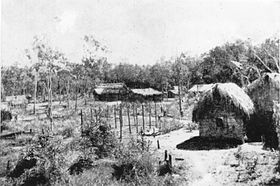 Photo of Kowanyama near its beginnings, taken June 1919 Beginning of Kowanyama 1 7 1919L.jpg
