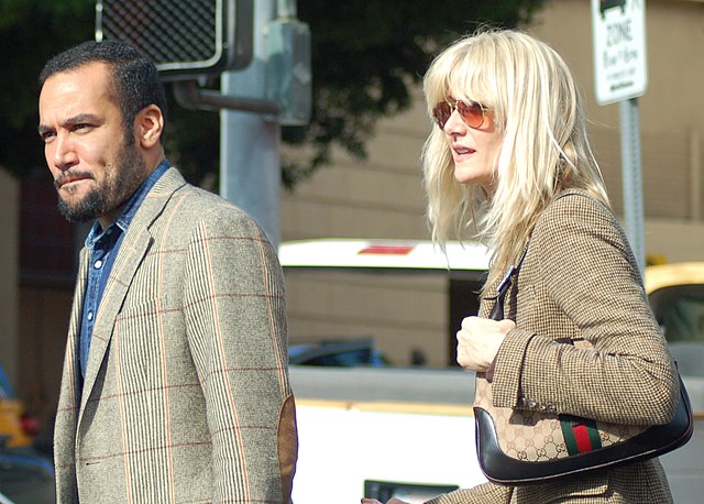 Dern with then-husband Ben Harper in December 2009