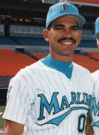 Santiago with the Florida Marlins in 1993