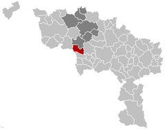 Bernissart Hainaut Belgium Map.png