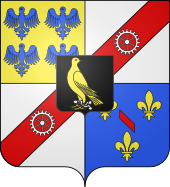 Dessin de Raoul Auger : le blason pour la commune de Beauchamp (Val-d'Oise)
