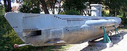 German U-boat model used in the film Enigma (2001)