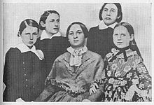 Fotografie z roku 1852 s dětmi
