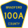 County Road 100A Markierung