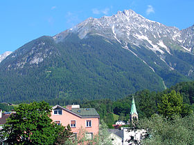 Kilátás Innsbruckból.