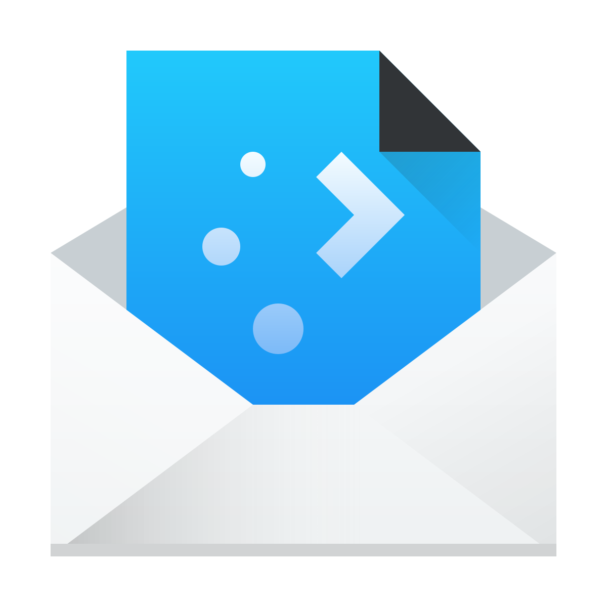 Kmail. Kmail logo. Subject icon.