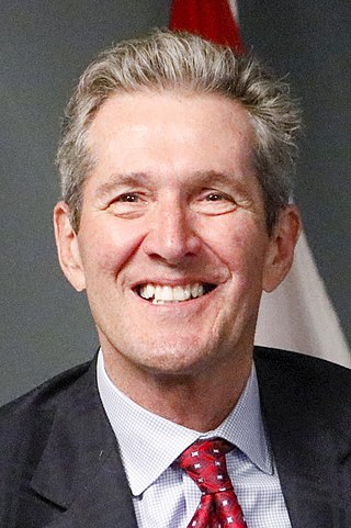 <span class="mw-page-title-main">Brian Pallister</span> 22nd Premier of Manitoba