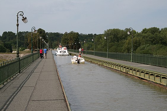 Briare, Loiret, France, le pont-canal