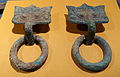 門環、铺首 中国,漢代の墓から発掘されたもの(香港歴史博物館蔵)