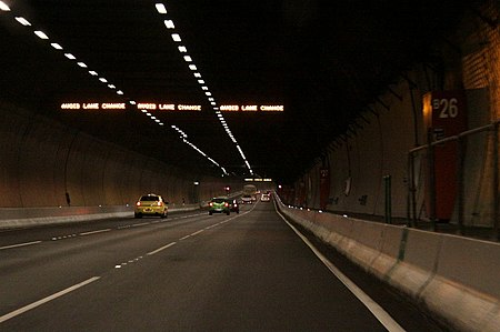 Burnley Tunnel interior