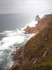Vista para norte do Cabo da Roca