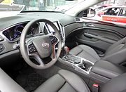 Cadillac SRX CROSSOVER Premium (ABA-T166C) interior.JPG