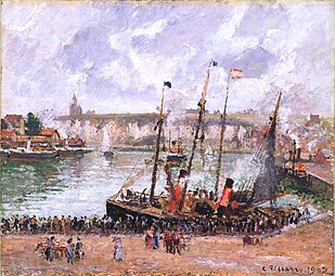 le Port de Dieppe, 1902 Camille Pissarro Musée des Beaux-Arts de San Francisco