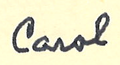 Caroline Brady signature