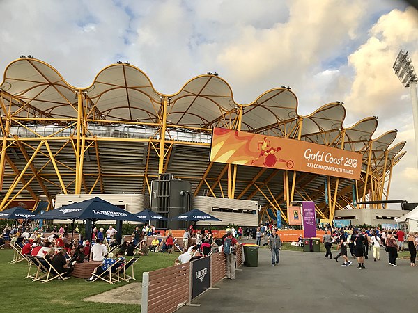 Carrara Stadium hosted the ceremonies and the athletics