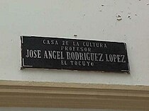 Casa de la Cultura Profesor José Ángel Rodríguez López, El Tocuyo