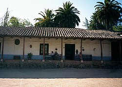 A Spanish house in the Chilean countryside built during the colonial period