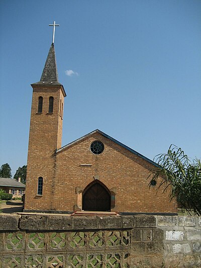 Église catholique à Mansa.
