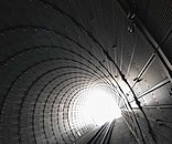 Lärmschutz beim Tunnelausgang