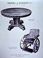 Chairs An early 19th century wheel chair with a pull out footrest.jpg