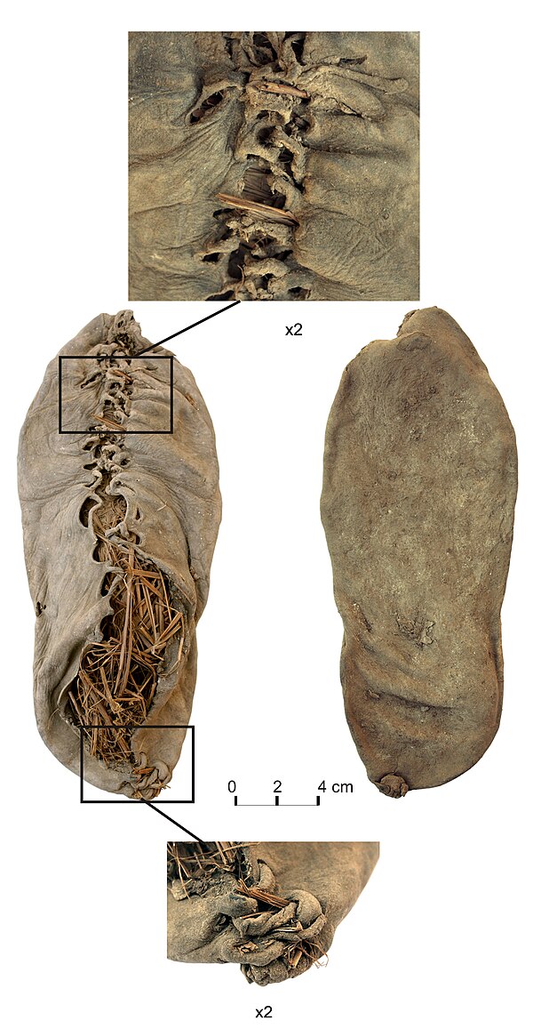 A 5500-year-old leather shoe, the oldest shoe in the world, was discovered in the Areni cave in Armenia.