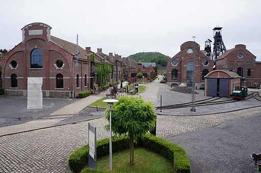 Zeche Bois du Cazier (UNESCO-Welterbe in Belgien). Charbonnage du Bois du Cazier