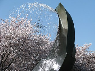 Sprague Fountain in 2010 Cherry blossoms on the Capitol Mall by Jeff Towers (8273192894).jpg