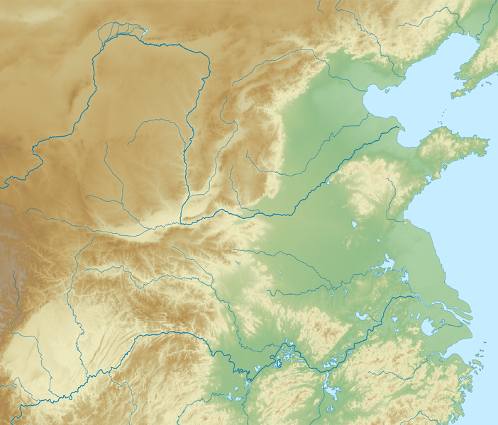 File:China Northern Plain relief location map.png