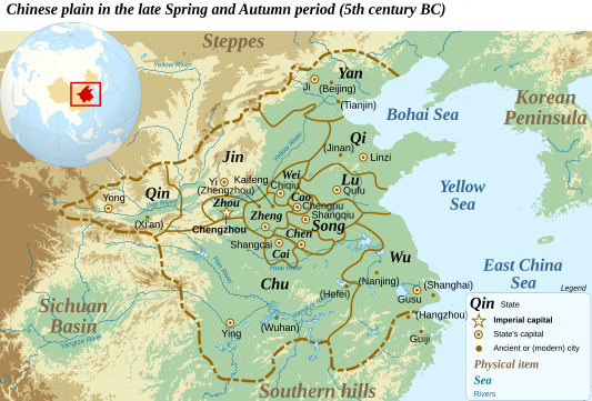 China, Período de Primavera e Outono