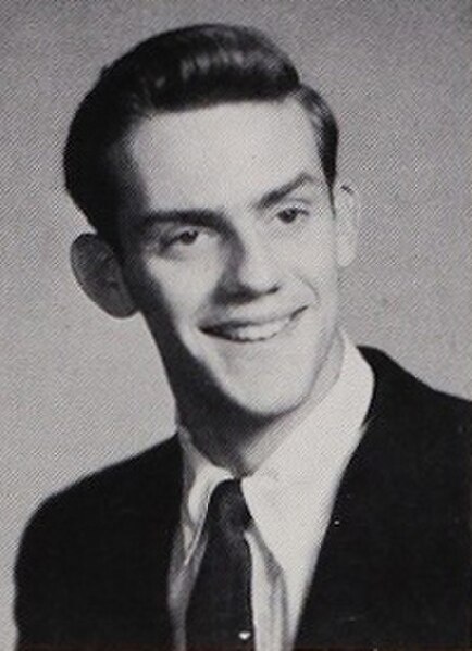Lloyd as a high school senior, 1958