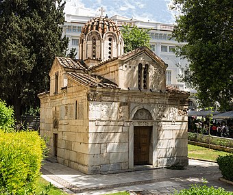 The Little Metropolis in Athens, built on unknown dates, between the 9th century to the 13th century