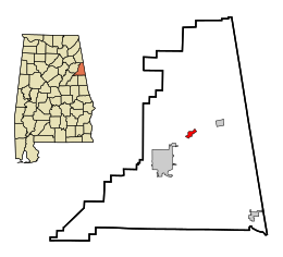 Edwardsville - Carte