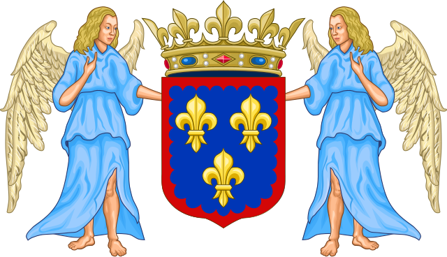 Description de l'image Coat of Arms of Prince Eudes, Duke of Angoulême.svg.